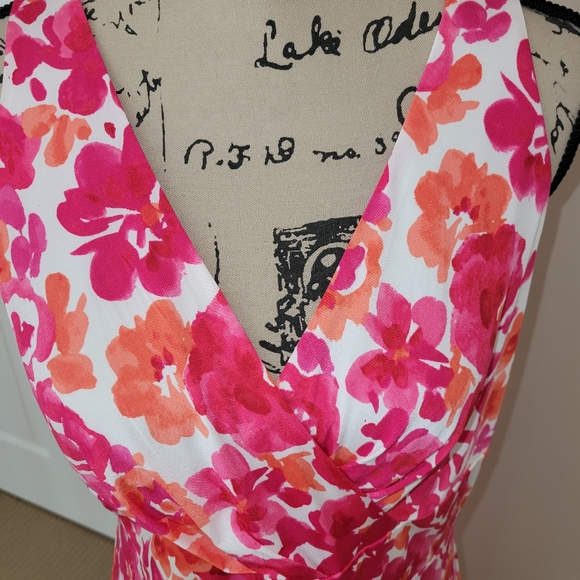 Chaps Medium Floral Dress - Picture 6 of 6